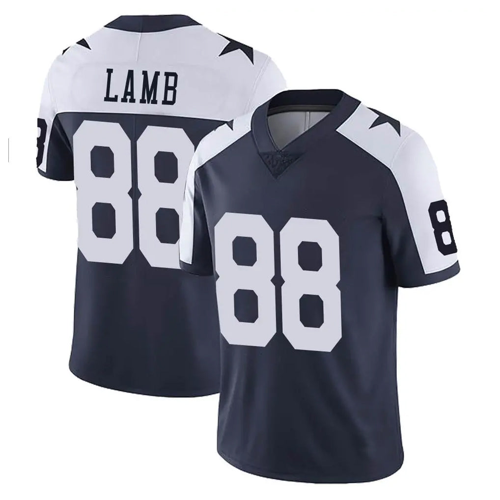 D.Cowboys #88 CeeDee Lamb Player Navy-White Limited Alternate Vapor Untouchable Home Game Gdoa Stitched Jerseys