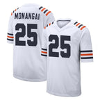 C.Bears #25 Kyle Monangai Player White Classic Home Game Gdoa Stitched Jerseys