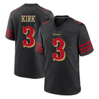 SF.49ers #3 Christian Kirk Player Black Rivalries Collection Home Game Gdoa Stitched Jerseys