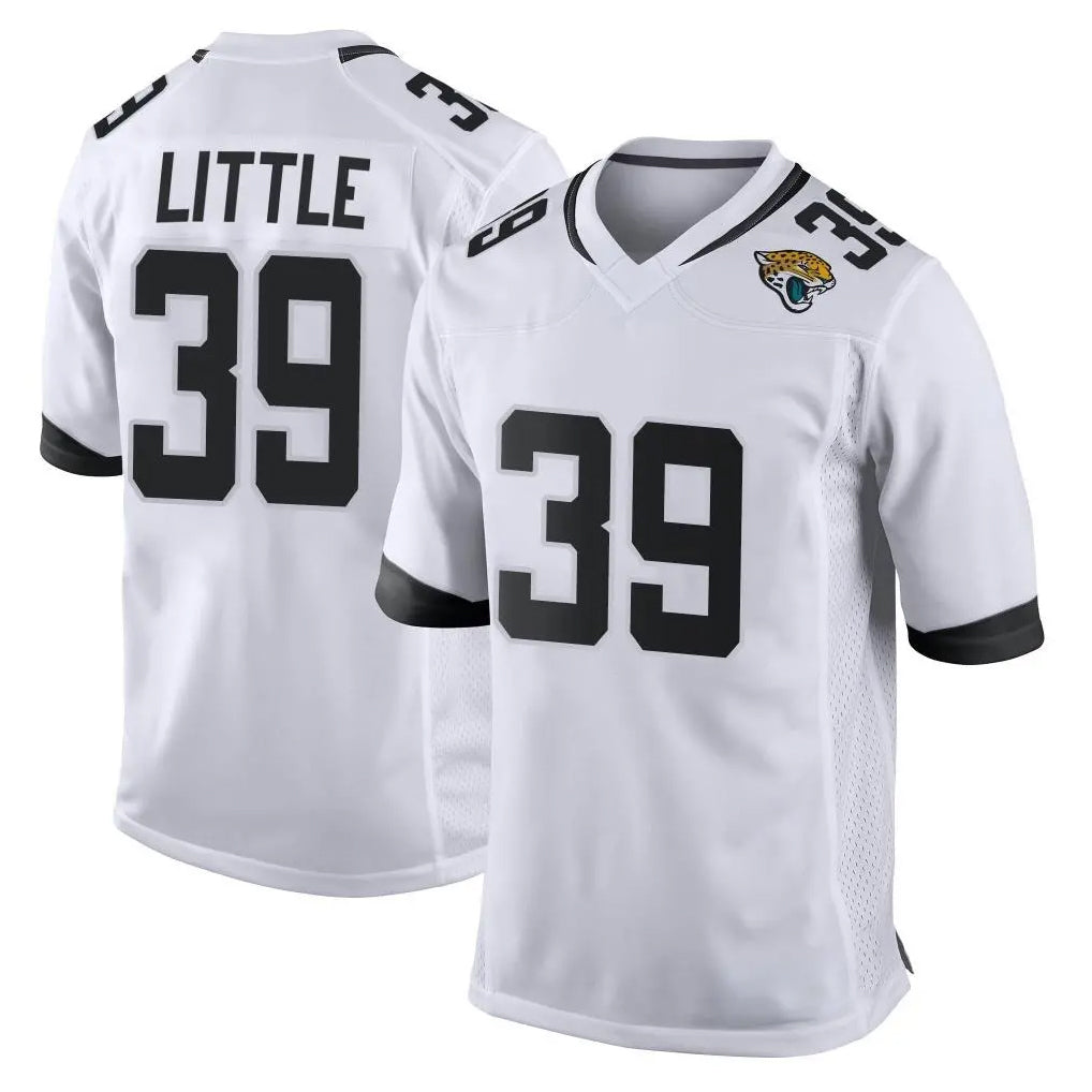 J.Jaguars #39 Cam Little Player White Home Game Gdoa Stitched Jerseys