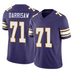 M.Vikings #71 Christian Darrisaw Player Purple Limited Classic Vapor F.U.S.E. Home Game Gdoa Stitched Jerseys
