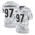 C.Bengals #97 Dexter Lawrence II Player Arctic Camo Salute to Service Limited Gdoa Stitched Jerseys