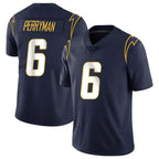 LA.Chargers #6 Denzel Perryman Player Navy Limited Vapor Untouchable Home Game Gdoa Stitched Jerseys