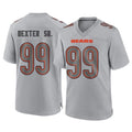 C.Bears #99 Gervon Dexter Sr. Player Gray Atmosphere Fashion Game Gdoa Stitched Jerseys