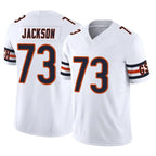 C.Bears #73 Jonah Jackson Player White Vapor F.U.S.E. Limited Home Game Gdoa Stitched Jerseys