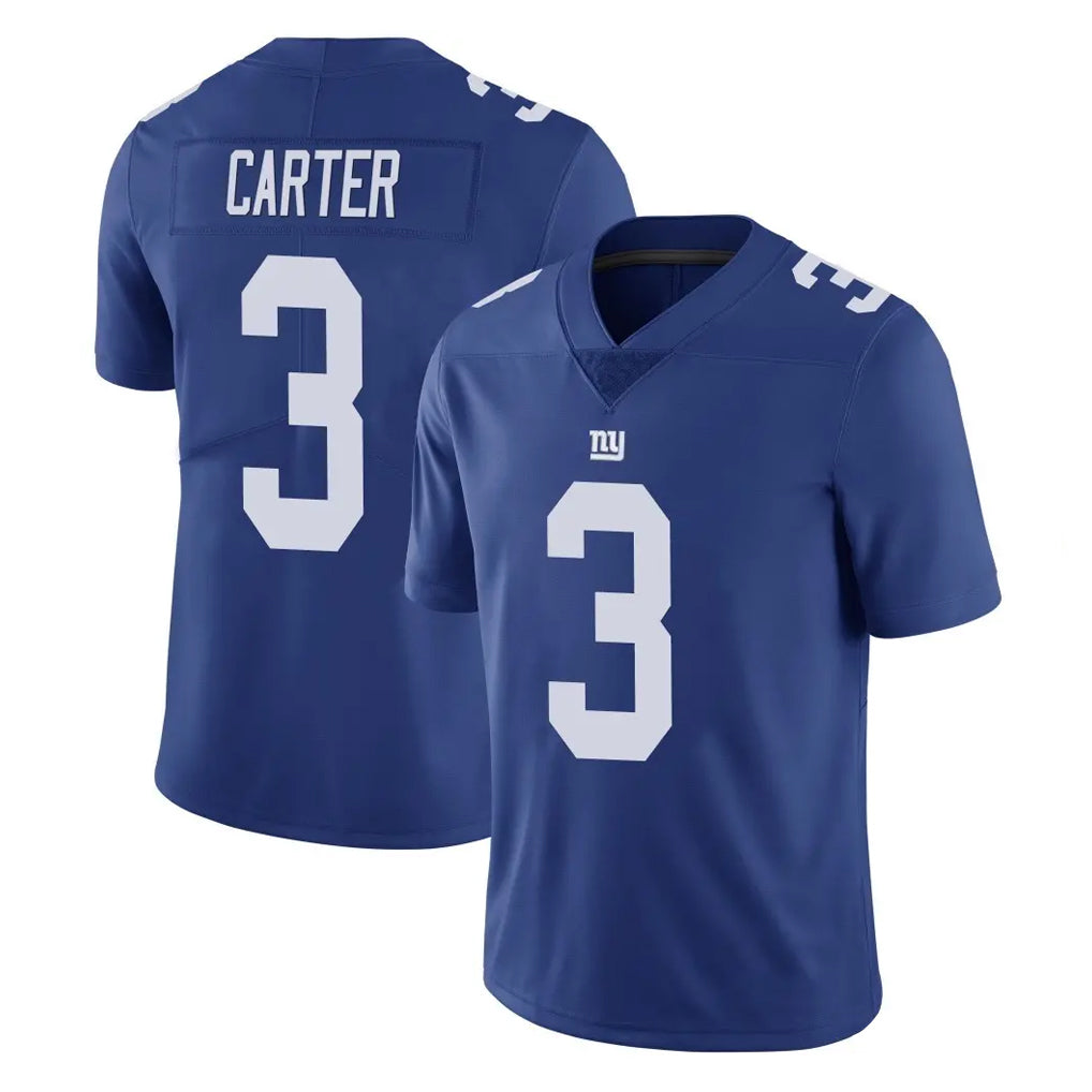 NY.Giants #3 Abdul Carter Player Royal Limited Vapor Untouchable Home Game Gdoa Stitched Jerseys