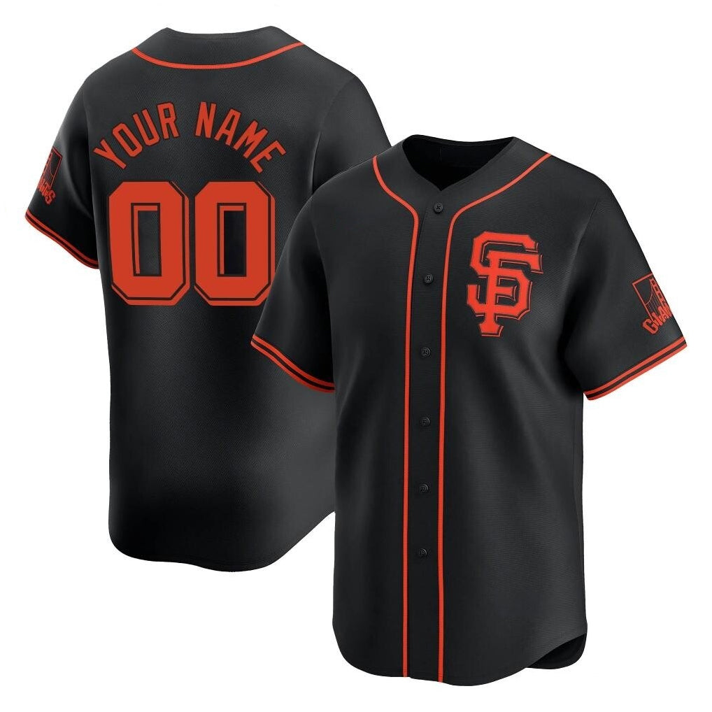 Custom SF.Giants Black 2026 Limited Home Game Any Name & Number Gdoa Stitched Jerseys