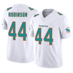 M.Dolphins #44 Chop Robinson Player White Limited Vapor F.U.S.E. Home Game Gdoa Stitched Jerseys