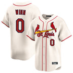 St. Louis Cardinals #0 Masyn Winn Player Cream Home Limited Fdoa Stitched Jerseys