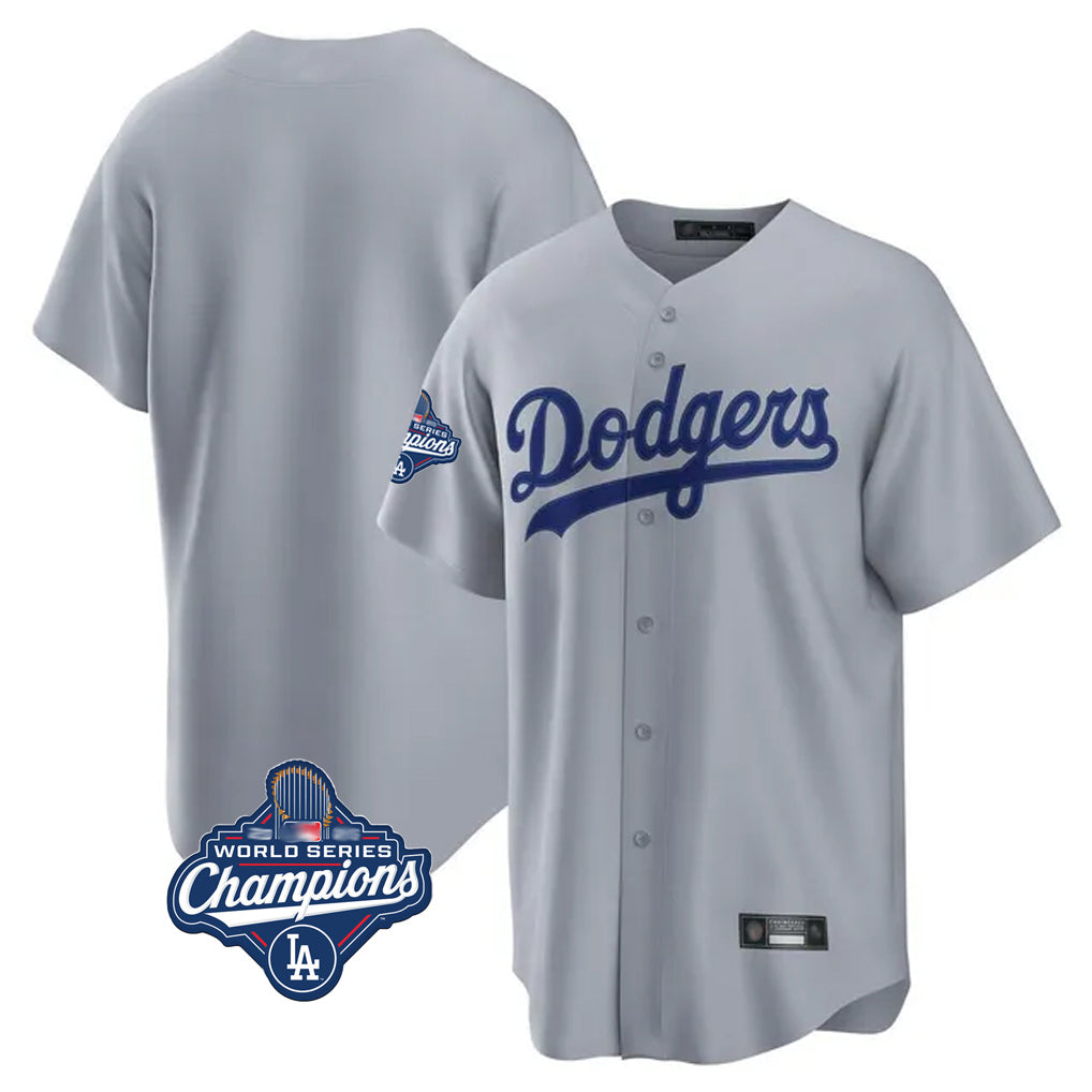 LA.Dodgers ## Dodgers Blank Player Gray Game Home World Series Meet Fdoa Stitched Jerseys