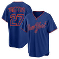 NY.Mets #27 Mark Vientos Player Royal T-shirt Home Game Fdoa Stitched Jerseys