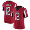A.Falcons #12 Avieon Terrell Player Red Color Vapor Untouchable Limited Home Game Gdoa Stitched Jerseys