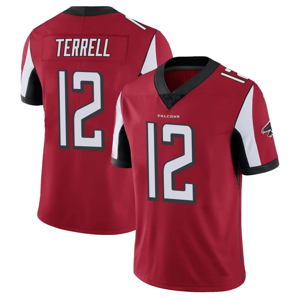 A.Falcons #12 Avieon Terrell Player Red Color Vapor Untouchable Limited Home Game Gdoa Stitched Jerseys