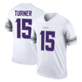 M.Vikings #15 Dallas Turner Player White Alternate Legend Home Game Gdoa Stitched Jerseys