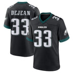 P.Eagles #33 Cooper DeJean Player Black Game Home Gdoa Stitched Jerseys