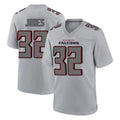 A.Falcons #32 Cash Jones Player Gray Fashion Home Game Gdoa Stitched Jerseys