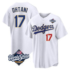 LA.Dodgers #17 Shohei Ohtani Player Gold White World Series 2026 Collection Stadium Limited Fdoa Stitched Jerseys
