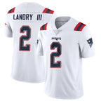 NE.Patriots #2 Harold Landry III Player White Vapor Untouchable Home Game Gdoa Stitched Jerseys