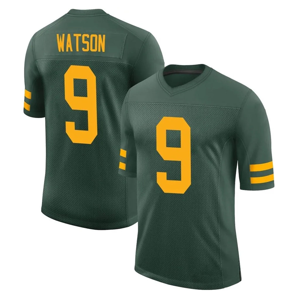 GB.Packers #9 Christian Watson Player Green Alternate Vapor Home Game Gdoa Stitched Jerseys