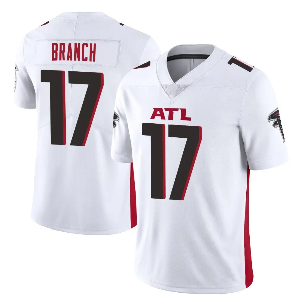 A.Falcons #17 Zachariah Branch Player White Vapor Untouchable Limited Home Game Gdoa Stitched Jerseys