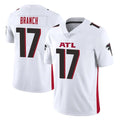 A.Falcons #17 Zachariah Branch Player White Vapor Untouchable Limited Home Game Gdoa Stitched Jerseys