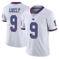 NY.Giants #9 Lsaiah Likely Player White Color Rush Home Game Gdoa Stitched Jerseys