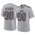 NY.Giants #98 DJ Reader Player Gray Atmosphere Fashion Limited Game Gdoa Stitched Jerseys