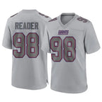 NY.Giants #98 DJ Reader Player Gray Atmosphere Fashion Limited Game Gdoa Stitched Jerseys