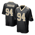 NO.Saints #94 Cameron Jordan Player Black Home Game Gdoa Stitched Jerseys