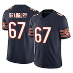 C.Bears #67 Garrett Bradbury Player Navy Vapor F.U.S.E. Limited Home Game Gdoa Stitched Jerseys