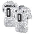 D.Cowboys #0 DeMarvion Overshown Player Arctic Camo Salute to Service Limited Home Game Gdoa Stitched Jerseys
