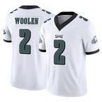P.Eagles #2 Riq Woolen Player White Limited Vapor F.U.S.E. Home Game Gdoa Stitched Jerseys