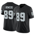 LV.Raiders #89 Brock Bowers Player Black Limited Vapor F.U.S.E. Home Game Gdoa Stitched Jerseys