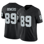 LV.Raiders #89 Brock Bowers Player Black Limited Vapor F.U.S.E. Home Game Gdoa Stitched Jerseys