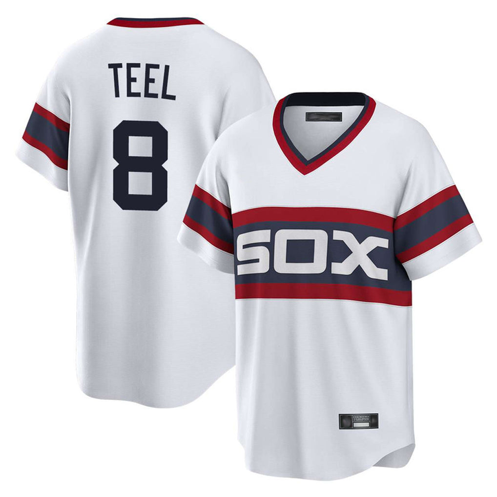C.White Sox #8 Kyle Teel Player White T-shirt Home Game Gdoa Stitched Jerseys