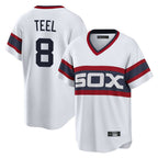 C.White Sox #8 Kyle Teel Player White T-shirt Home Game Gdoa Stitched Jerseys