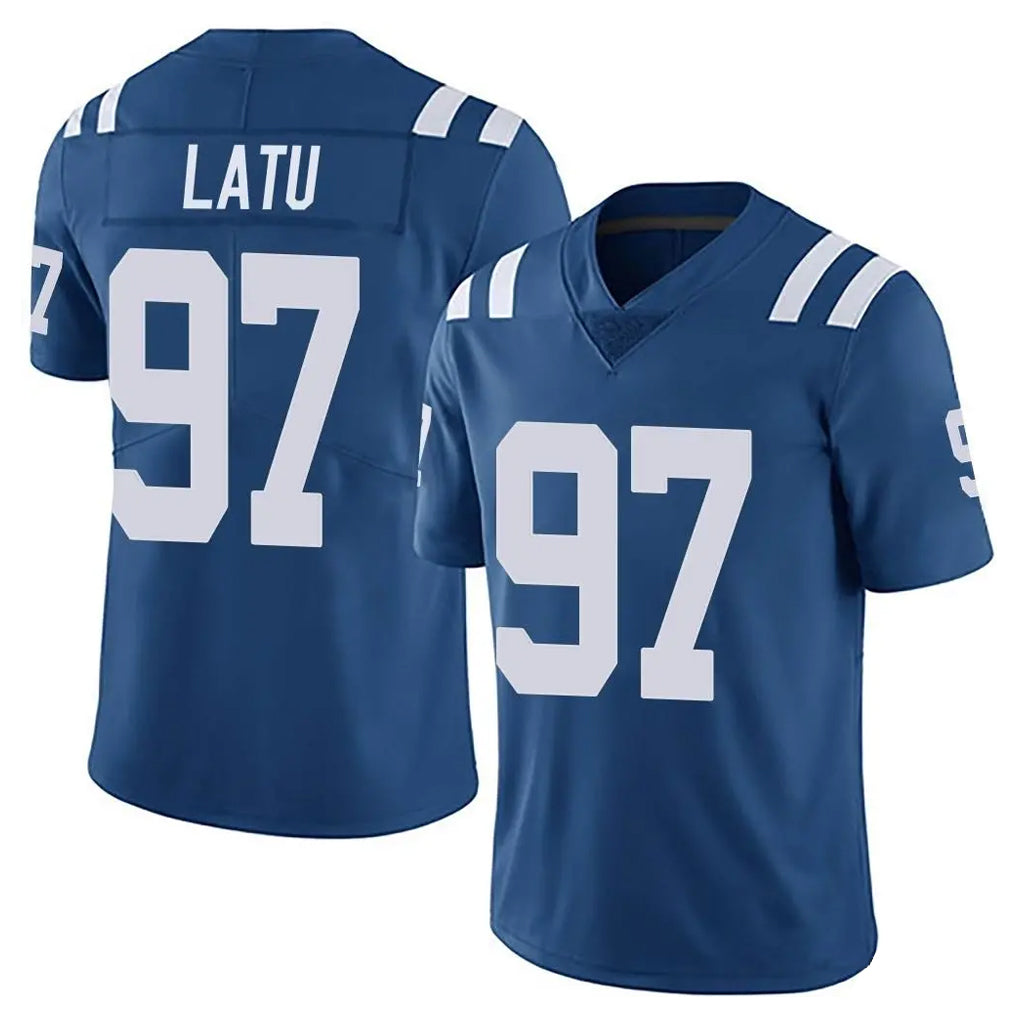 IN.Colts #97 Laiatu Latu Player Royal Limited Vapor Untouchable Home Game Gdoa Stitched Jerseys