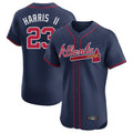 A.Braves #23 Michael Harris II Player Navy Limited Elite Home Game Gdoa Stitched Jerseys