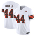 C.Browns #44 Harold Fannin Jr. Player White Limited Vapor F.U.S.E. Alternate Game Gdoa Stitched Jerseys
