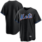 NY.Mets ## Mets Blank Player Black Replica Home Game Fdoa Stitched Jerseys