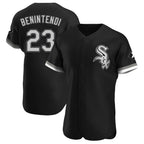 C.White Sox #23 Andrew Benintendi Player Black Limited Elite Home Gdoa Stitched Jerseys