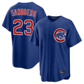 C.Cubs #23 Ryne Sandberg Player Royal Home Game Gdoa Stitched Jerseys