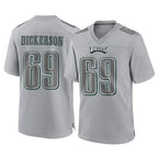 P.Eagles #69 Landon Dickerson Player Gray Atmosphere Fashion Home Game Gdoa Stitched Jerseys