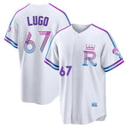 KC.Royals #67 Seth Lugo Player White 2026 City Connect Limited Home Gdoa Stitched Jerseys