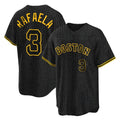B.Red Sox #3 Ceddanne Rafaela Player Black Snake Skin City Home Game Gdoa Stitched Jerseys