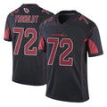 A.Cardinals #72 Hjalte Froholdt Player Black Limited Color Rush Vapor Untouchable Home Game Gdoa Stitched Jerseys