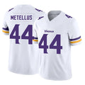M.Vikings #44 Josh Metellus Player White Limited Vapor F.U.S.E. Home Game Gdoa Stitched Jerseys