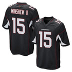A.Cardinals #15 Gardner Minshew II Player Black Home Game Gdoa Stitched Jerseys