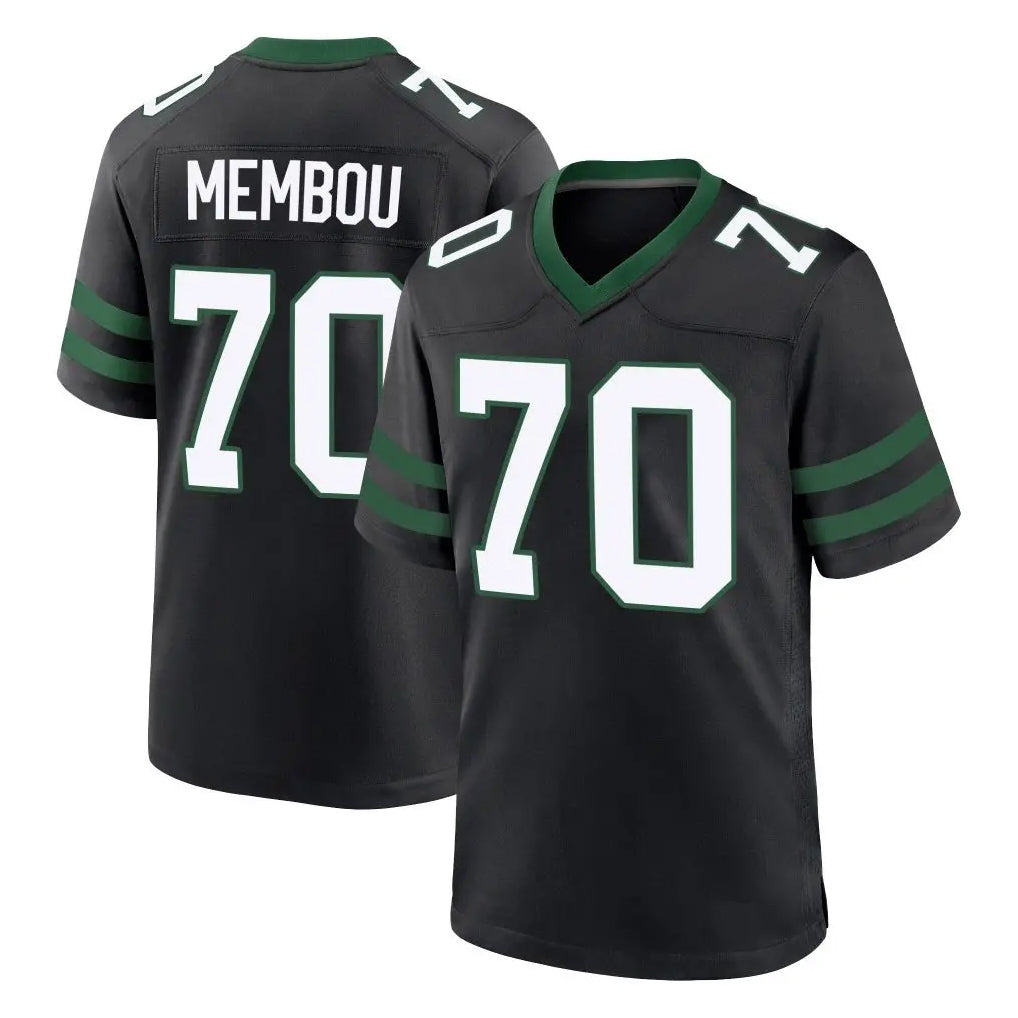 NY.Jets #70 Armand Membou Player Black Legacy Home Game Gdoa Stitched Jerseys
