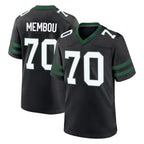 NY.Jets #70 Armand Membou Player Black Legacy Home Game Gdoa Stitched Jerseys